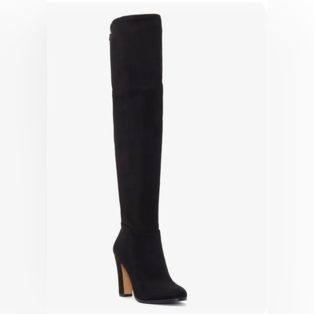 Vince Camuto CHEERA Fitted
Stretch Micro-Suede Over the Knee High boot